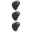 3 Pcs Baseball Glove Hand Throw Men'S Pu Man 7