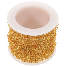 Gold Copper DIY Chains for Jewelry Making and Bag Decoration