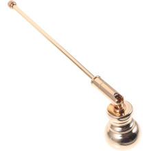 3Pcs Elegant Gold Metal Candle Snuffer Flame Extinguisher for Home Use