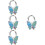 4Pcs Assorted Color Alloy Purse Hanger Handbag Hook for Table Use 9