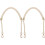 2Pcs Diy Bag Shoulder Strap Replacement Decor 2