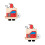 2 Pcs Wood Cube Toy Educational Cognitive Plaything For Kids Training 7