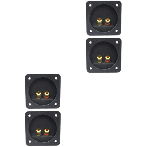 4 Pcs Loudspeaker Terminal 2-Way Connector Replacement Parts 1