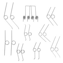 72pcs Metal Small Torsional Spring Replacement For Garbage Can Lid Torsion Springs For Storage Bucket Can Lid Latch