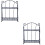 2 Pcs Creative Desktop Sundries Rack Two-Layer Storage Shelf 7