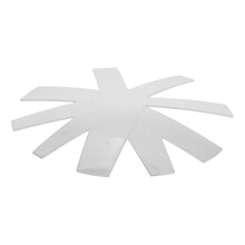 Stainless Steel French Manicure Stencil Reusable Nail Art Template for Precision Salon or Home Use