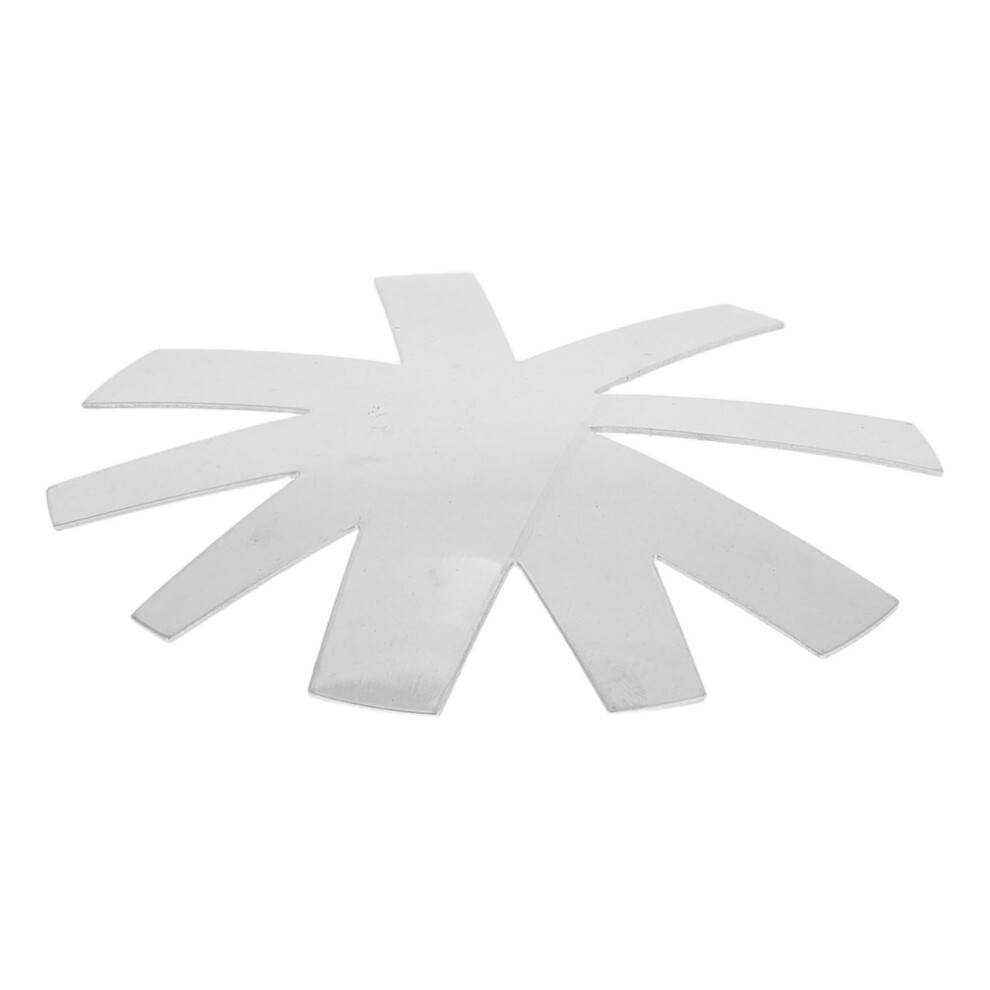 Stainless Steel French Manicure Stencil Reusable Nail Art Template for Precision Salon or Home Use