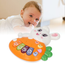 Baby-Klavier-Tastaturspielzeug 14,5  12 cm orange AA  3