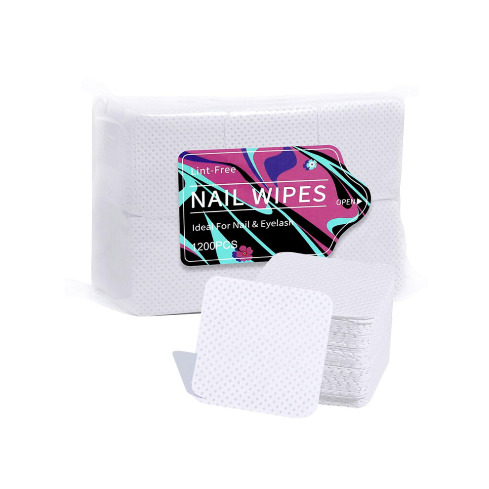Lint  Nail Polish Remover Pads for Gel Nails and Eyelash Extension Prep, Strong Absorption