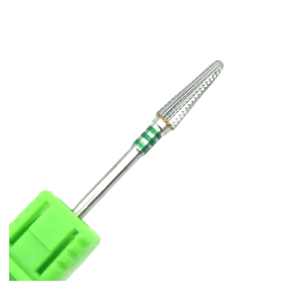 Long Cone Carbide Nail Drill Bit 3/32 Inch for Precise Cuticle Cleaning and Manicure