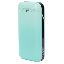 Étui à cigarettes multifonctionnel bleu dégradé avec USB intégré, 55x115mm