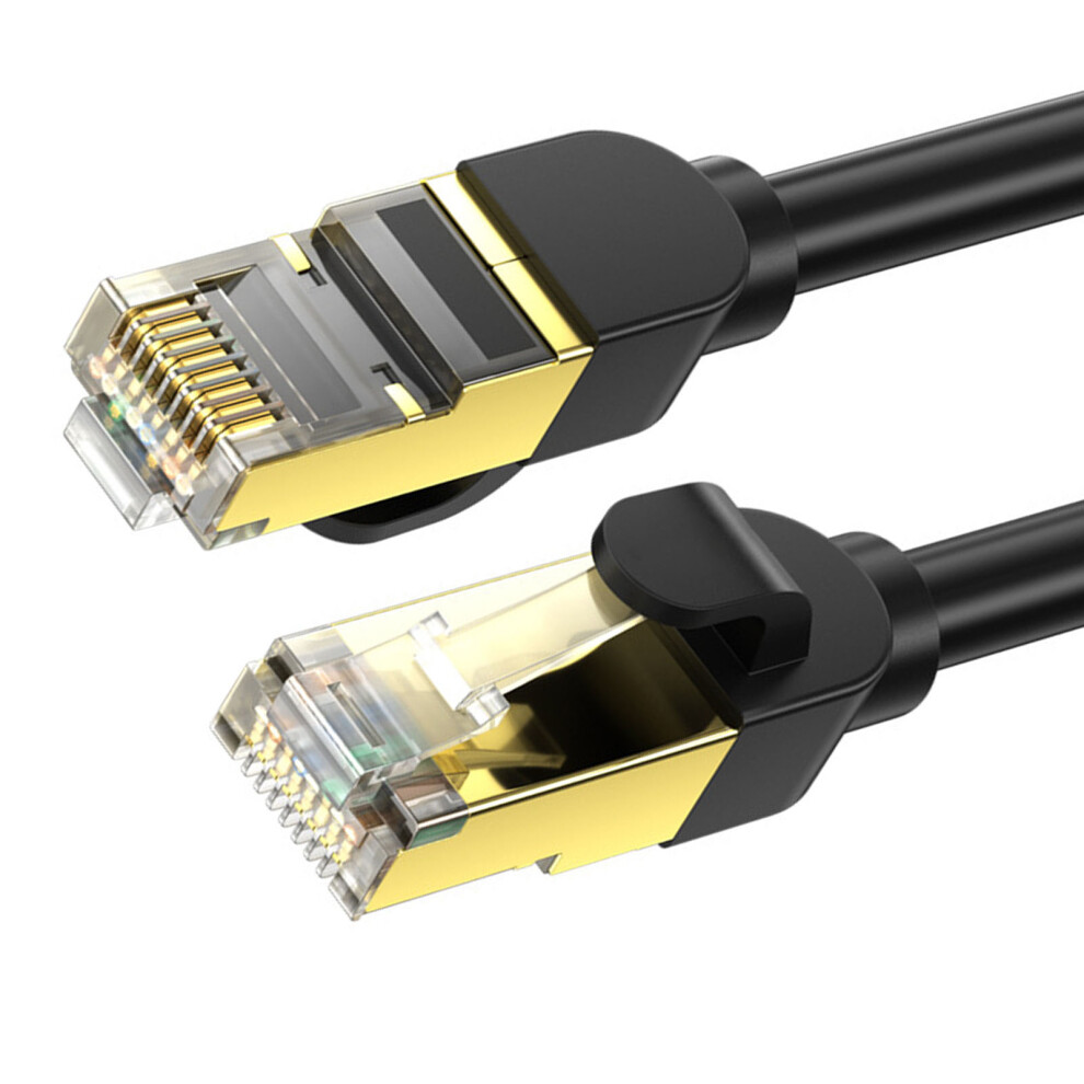 Cat 8 Ethernet Cable 40Gps 2000Mhz 1M Double Shielded Rj45 Outlet 7671381144459