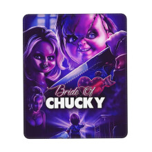 Tappetino per mouse "La sposa di Chucky" con bordo cucito, base in gomma antiscivolo, tessuto in lycra lavabile, compatibile con computer e laptop.