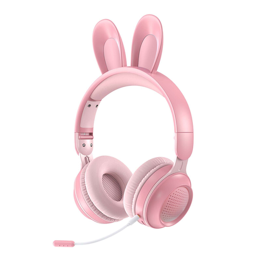 Foldable Glowing Cartoon Rabbit Ears Bluetooth Headset, Wireless Universal Compatible With Mobile Phone & Computer, Holiday Clearance 9048212098621