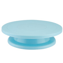 Cake Decorating Stand - VIFER Cake Decor Rotating Stand Rotating Stand Pastry Baking Decoration Tool Set 1PC (Blue)