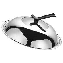 Universal Pot Cover Round Lid Stainless Steel Pan Lid Kitchen Cookware Replacement