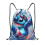 Τσάντα Stitch Classic με κορδόνι, πτυσσόμενη, αθλητική, γυμναστικής, τσάντα με κορδόνι, 1