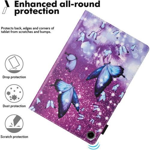 Capa compatível com Samsung Galaxy Tab A9 Plus de 11 polegadas (modelo 2023) (SM-X210/X216/X218), ativação/desativação automática, PU premium. 2