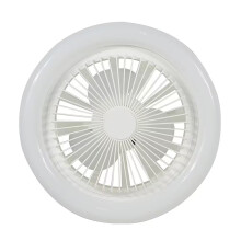 Muttertagsgeschenk für Mama! Zeceouar E27 Deckenventilator mit Beleuchtung, geeignet für niedrige, geschlossene Decken, verdeckter Ventilator,