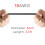 (18AWG3.3ft) Βαρύ καλώδιο ηχείου με προσαρμογέα RCA σε γυμνό καλώδιο, καλώδιο ήχου 2