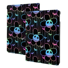 Capa inspirada em O Estranho Mundo de Jack para iPad de 9ª, 8ª, 7ª e 10,2 polegadas, com suporte e porta-lápis.