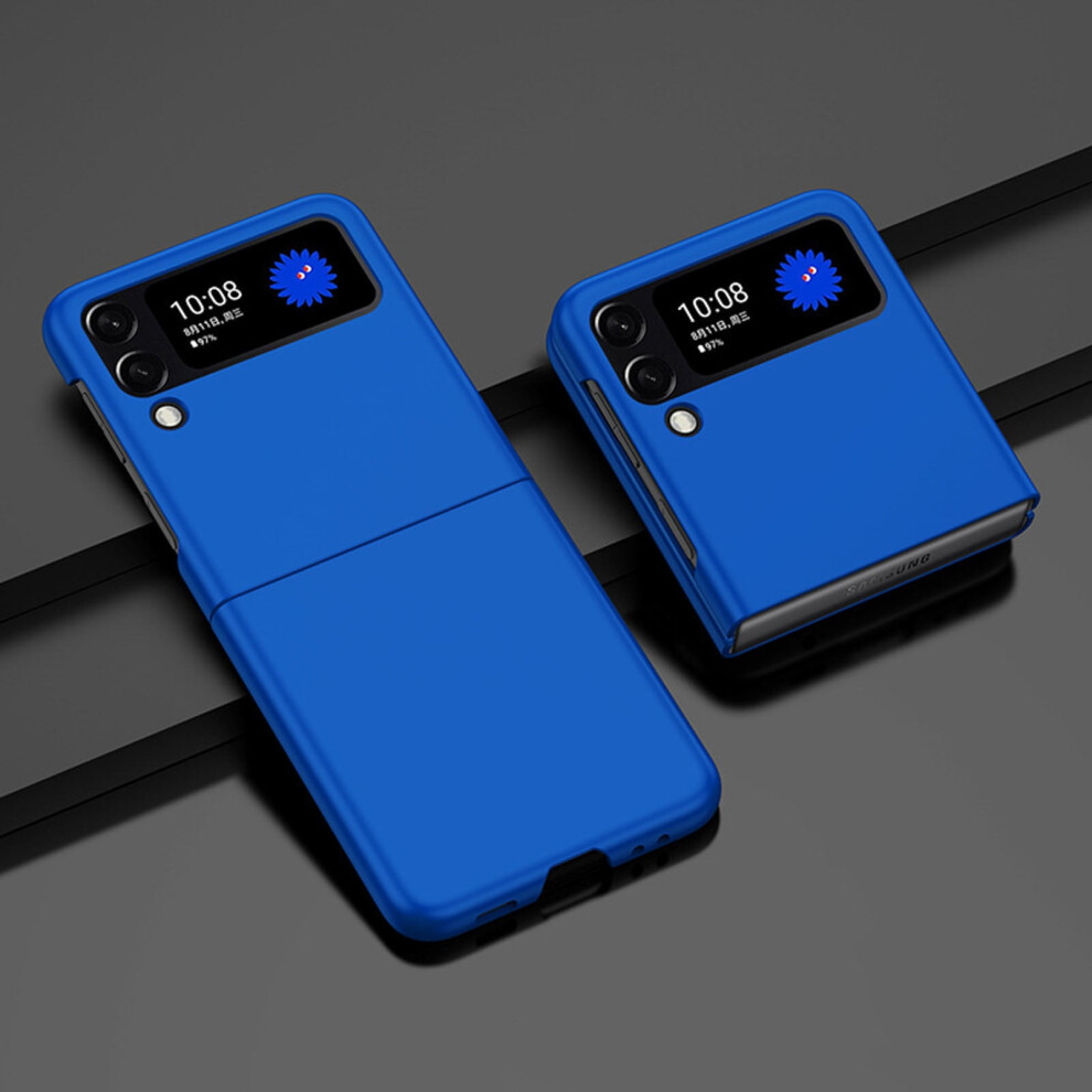 For Galaxy Z Flip 3 5G Cover With Hinge Shockproof Folding Plain Hard Pc Case 9048212222415