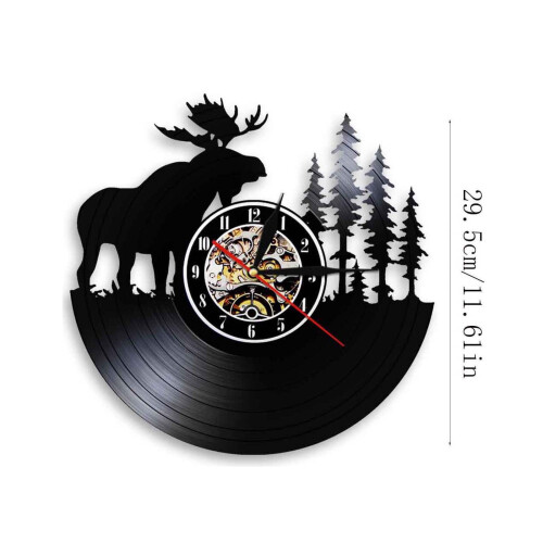 YiFudd Vinyl Wall Clock Vinyl Wall Clock Retro Wall Clock Wall Clock 2