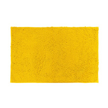 Tappetino da bagno Poaug in offerta, extra morbido e super assorbente, ideale per vasca e doccia, lavabile in lavatrice, giallo.