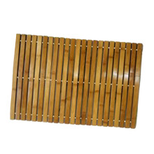Tappetino da bagno in bambù antiscivolo per interni, tappeti da cucina, tappetini per bagno, doccia, WC e sauna.