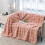 Κουβέρτα Sherpa Fleece Ultra Soft50x60 - Άνετη, βελούδινη κουβέρτα από γούνα για καναπέ, 4