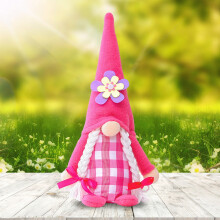 Maisiúcháin WinysinEaster Cluasa Coinín Gleoite Cruthaitheacha Doll Fear Foraoise Crochta Coinín Socrú Maisiúcháin Atmaisféir Cóisire