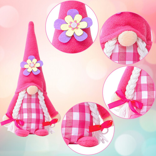 WinysinEaster Decorations Δημιουργικά Χαριτωμένα Αυτιά Κουνελιού Κρεμαστό Κούκλα Δάσους 2