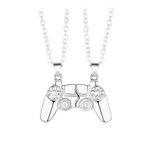Collana per coppia 2 pezzi con ciondolo unico, squisita attrazione reciproca, collana magnetica per coppia, San Valentino - Argento