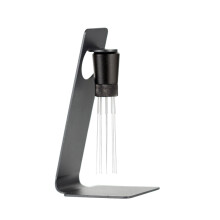 Espresso roerstaafje met verbeterde extractie, verwijderbare naald voor eenvoudige reiniging en magnetische standaard voor veilige opberging, tamper