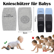 Baby Crawling Pads Anti Slip Knee Protectors Toddler Leg Warmer Walking Kneepads with Silicone Grip Technology, Comfortable Material Stretchy