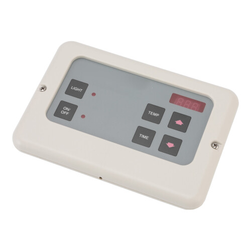 Wall Mount Sauna Room Temperature Controller with Digital Sauna Room Temperature Controller, Multifunctional Control Compact Design Universal 2