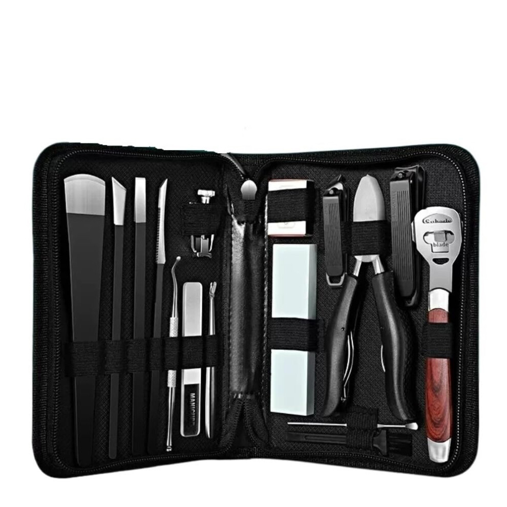 Ingrown Toenail Kit 16Piece Stainless Steel Pedicure Set with Precision Nail Correction