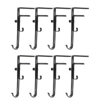 Suporte para guirlanda e meia de Natal Snmubt2 em 1, ajustável, sem necessidade de furar, para decoração de lareira (E)