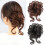Chignon décoiffé tendance, extensions de cheveux bouclés N1C4 4