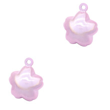 2 stuks kersenbloesembelletjes hangers - roze Japans waterkoper, doe-het-zelf ophangaccessoires, geschikt voor knutselprojecten