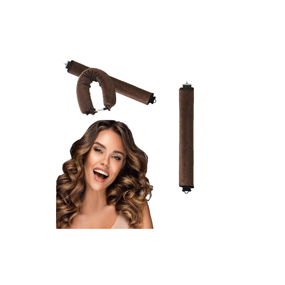 Heatless Hair Curlers to Sleep in, No Heat Satin Heatless Curls Overnight Curls Locks Set Jumbo Large Foam Sponge Hair Rollers