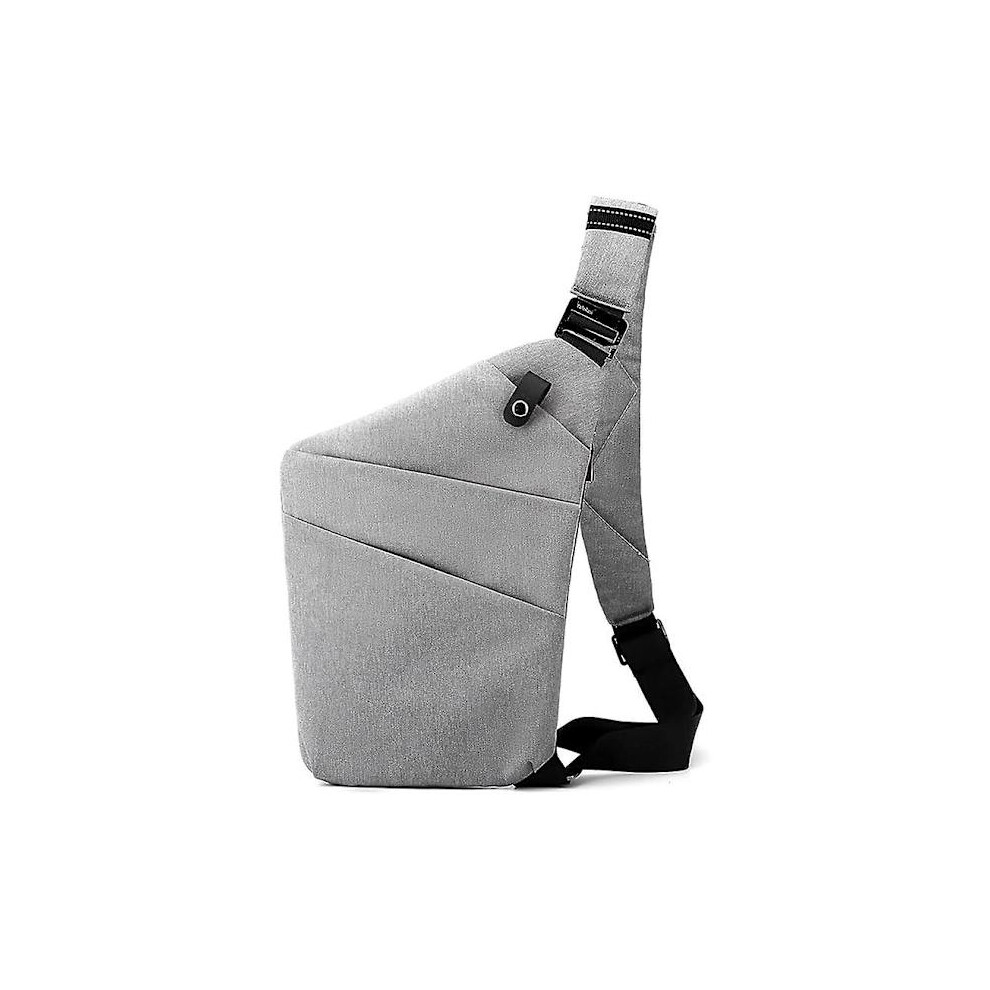 Sling Bag, Lightweight Crossbody Shoulder Bag Chest Bags Daypack, One Strap Anti-Theft Sling Bag For Women Men Db Right Shoulder Grey 9173940820203