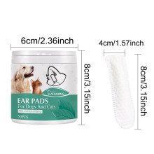 Cuscinetti auricolari Zmeidao in offerta per cani e gatti, salviette detergenti per le orecchie dei cani, detergente otico per cani per alleviare il