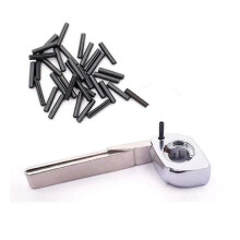 100 piezas de pasadores de 1,6 mm para llave de coche Keydiy Vvdi, pasador de retención, perno, pestillo, llave de coche Embryo, llave remota