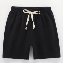 Shldybc Toddler Girl's Black Cotton Summer Shorts (Girl's)