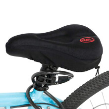 Kayannuo - Nuova sella per bicicletta con imbottitura in silicone più ampia e morbida in gel di silice.