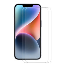 [2 kpl] yhteensopiva iPhone 15Plus karkaistun lasin näytönsuojan kanssa - kirkas