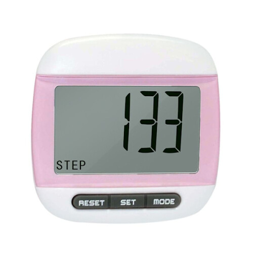 Contapassi LCD, contachilometri, rosa