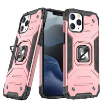 Wozinsky Ring Armor -suojakuori, joka on yhteensopiva iPhone 14Pro:n kanssa ja jossa on magneettirengas