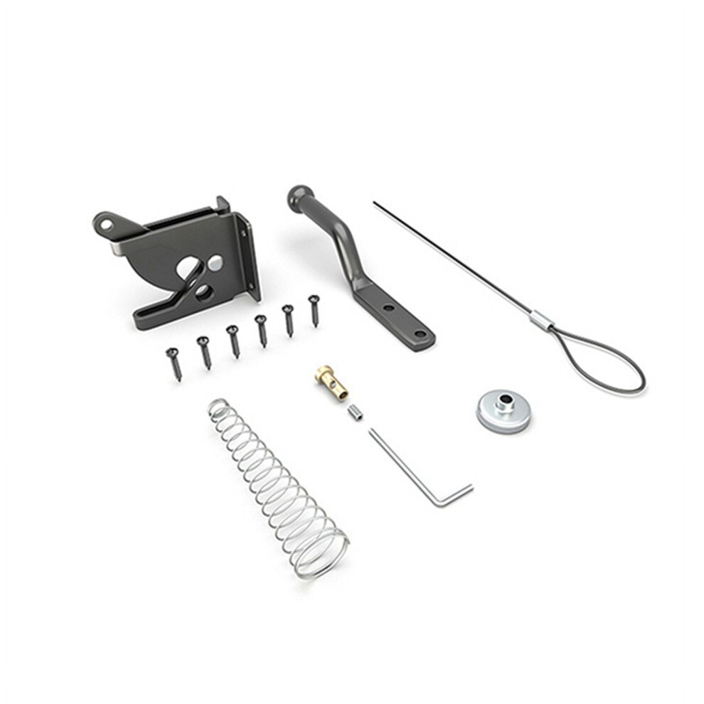 1Pcs Door Latch With Spring Puller, Fence Door Lock, Fence Lock Small Lock With Rope, Suitable For Fence Gates 9173940822320